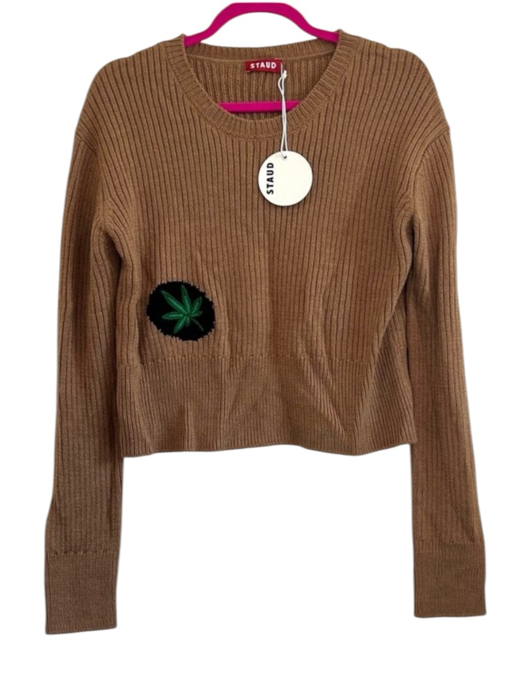 STAUD Weed Knit Sweater - NWT